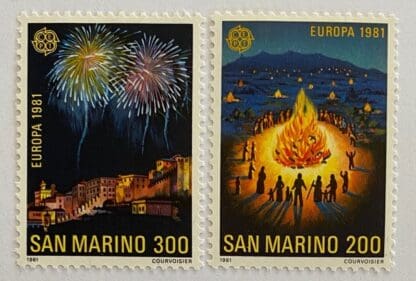 San Marino Scott # 998-999 Mint Hinged