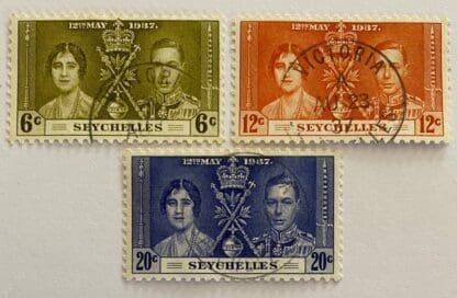 Seychelles Scott # 122-124 Used