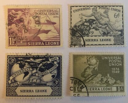 Sierra Leone Scott # 190-193 Used