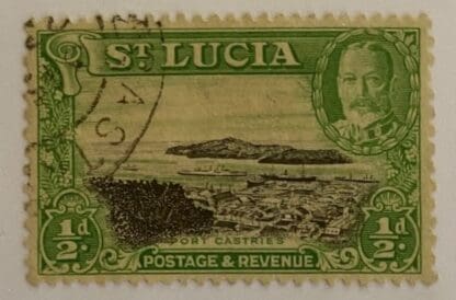 St. Lucia Scott # 95a Used