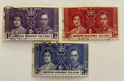 Solomons Islands  Scott # 64-66 Used