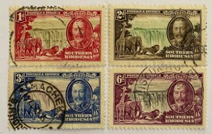 Southern Rhodesia Scott # 33-36 Used