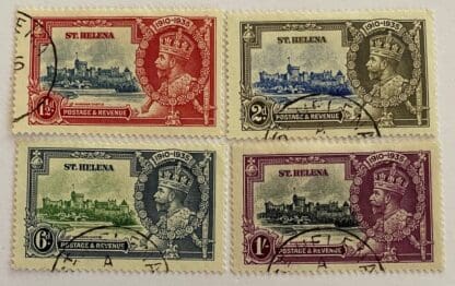 St. Helena Scott # 111-114 Used