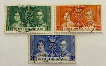 St. Helena Scott # 115-117 Used