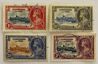 St. Kitts and Nevis Scott # 111-114 Used