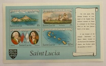 St. Lucia Scott # 586a Mint Never Hinged