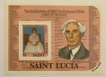 St. Lucia Scott # 594a Mint Never Hinged