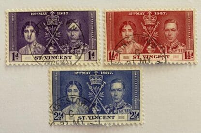 St. Vincent Scott # 138-140 Used