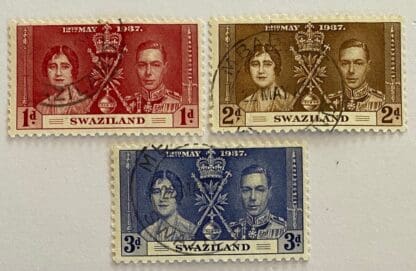 Swaziland Scott # 24-26 Used