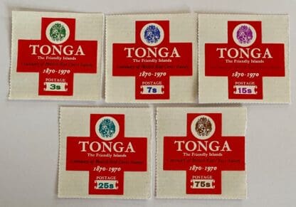 Tonga Scott # 258-262 Mint Never Hinged