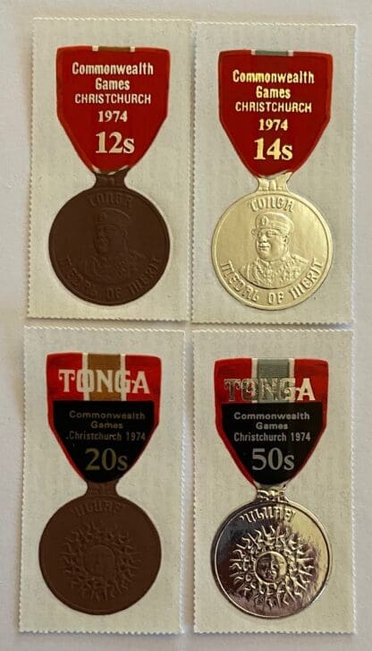 Tonga Scott # 333-336 Mint Never Hinged