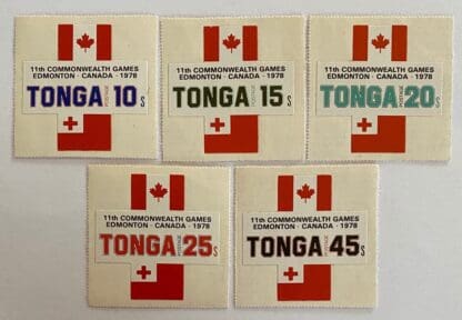 Tonga Scott # 419-423 Mint Never Hinged