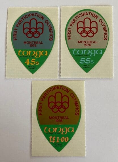 Tonga Scott # CO105-CO107 Mint Never Hinged