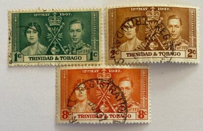 Trinidad and Tobago Scott # 47-49 Used