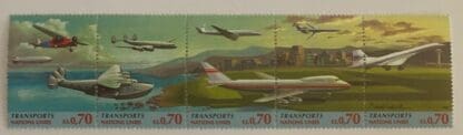 Un Geneva Scott # 307-311a Mint Never Hinged