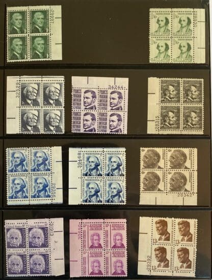 Scott # 1278-1288//1288-1295 Mint Never Hinged Plate Block