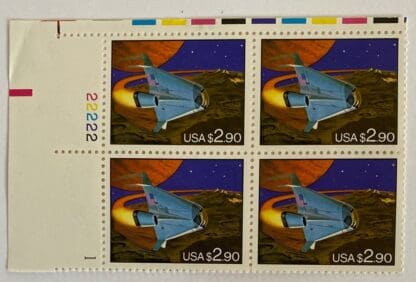 Scott # 2543 Mint Never Hinged Plate Block