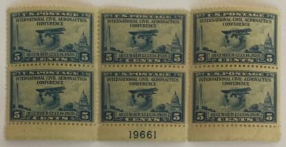 Scott # 650 Mint Never Hinged Plate Block