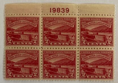 Scott # 681 Mint Never Hinged Plate Block