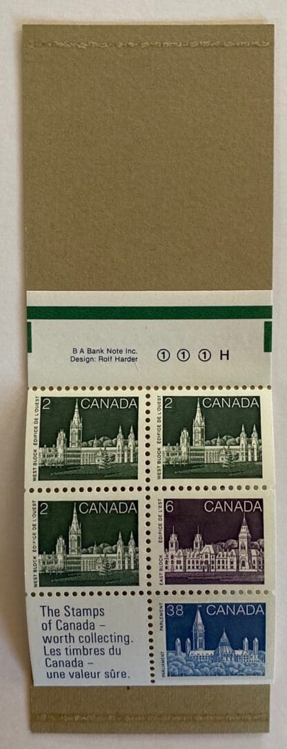 Canada Scott # 1188a Mint Never Hinged Booklet