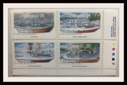 Canada Scott # 1266-1269a Mint Never Hinged Plate Block