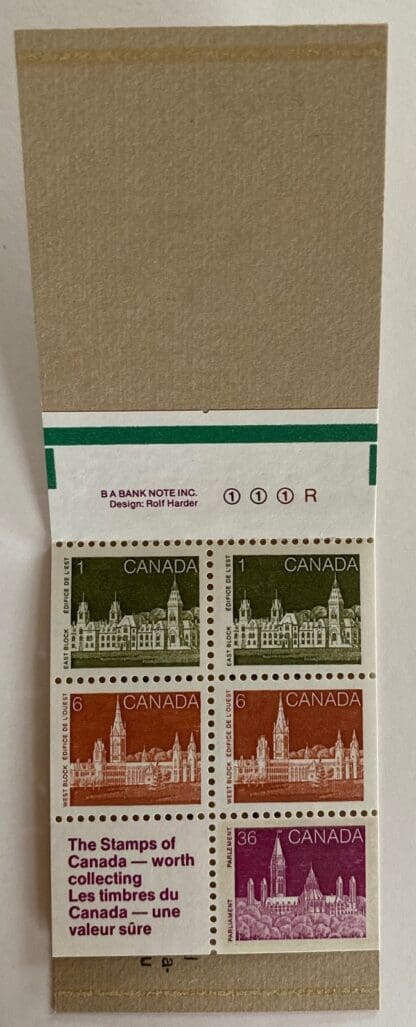 Canada Scott # 948a Mint Never Hinged Booklet