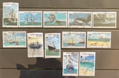 Cocos Keeling Islands Scott # 20-31 Used