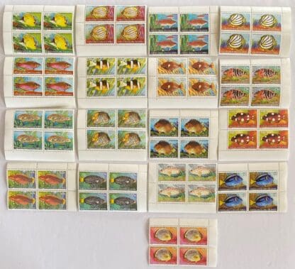 Cocos Keeling's Islands Scott #34-50 Mint Never Hinged Block of 4