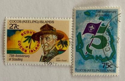 Cocos Keeling's Islands Scott #85-86 Used