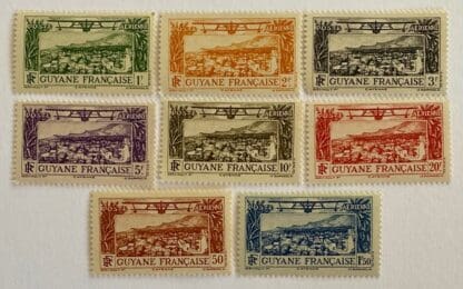 French Guiana Scott C1-C8 Mint Never Hinged