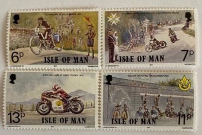 Isle of Man Scott # 101-104 Mint Never Hinged