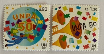 UN Geneva Scott #377-378 Mint Never Hinged