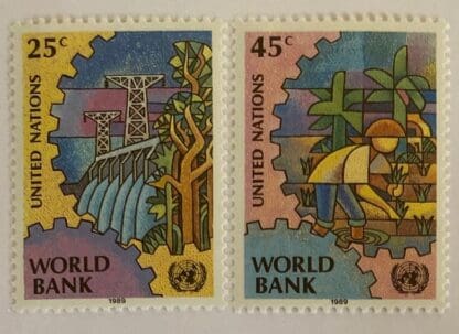 UN Scott # 546-547 Mint Never Hinged