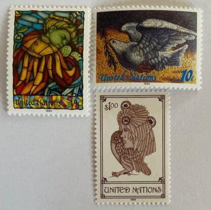 UN Scott # 644-646 Mint Never Hinged