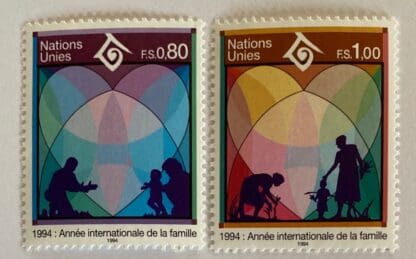 UN Geneva Scott #244-245 Mint Never Hinged