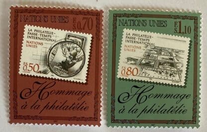 UN Geneva Scott #312-313 Mint Never Hinged