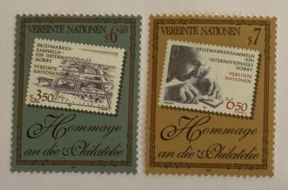 Un Vienna Scott # 228-229 Mint Never Hinged