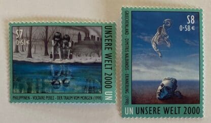 Un Vienna Scott # 273-274 Mint Never Hinged