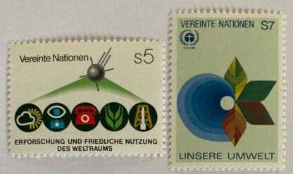 UN Vienna Scott #28-29 Mint Never Hinged