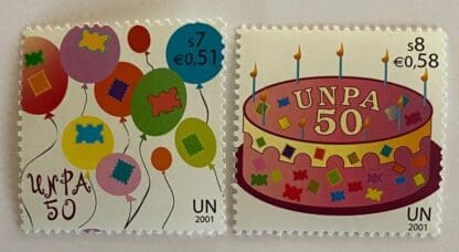 Un Vienna Scott # 294-295 Mint Never Hinged