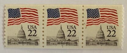 Scott # 2115a Plate Strip of 3 # 1 Mint Never Hinged