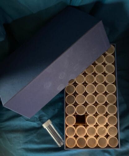 5 Cent Coin Tubes, Storage Box with 50 Round Tubes