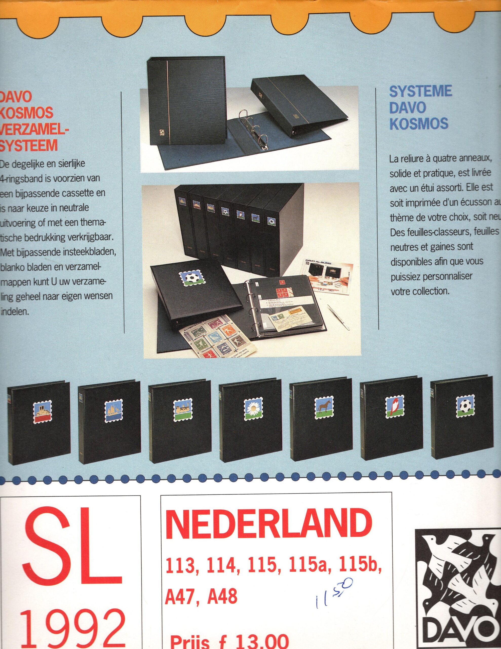 Davo Netherlands 'SL' Supplement – Itty Bitty Stamp Company