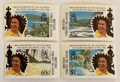 British Virgin Islands Scott# 742-745 Mint Never Hinged