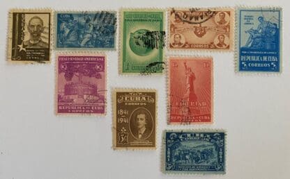 Cuba Scott #366-374 Used