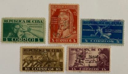 Cuba Scott #375-379 Used