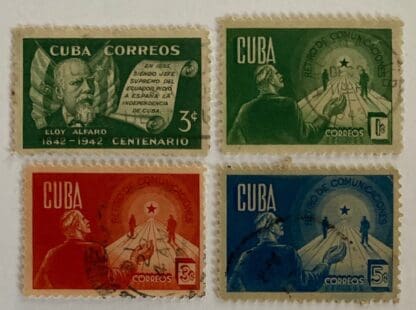 Cuba Scott #380-383 Used