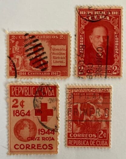 Cuba Scott #402-405 Used