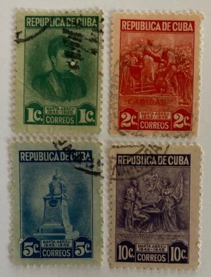 Cuba Scott #410-413 Used