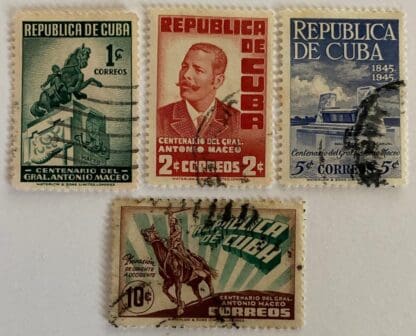 Cuba Scott #423-425//427 Used